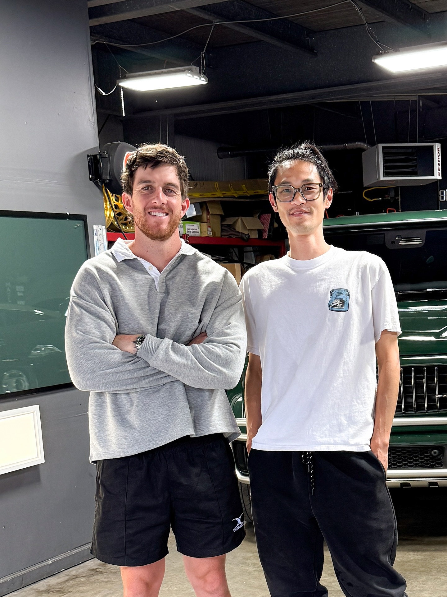 NFL Seahawks Punter Michael Dickson at EMWRAPS Seattle vehicle wrap shop