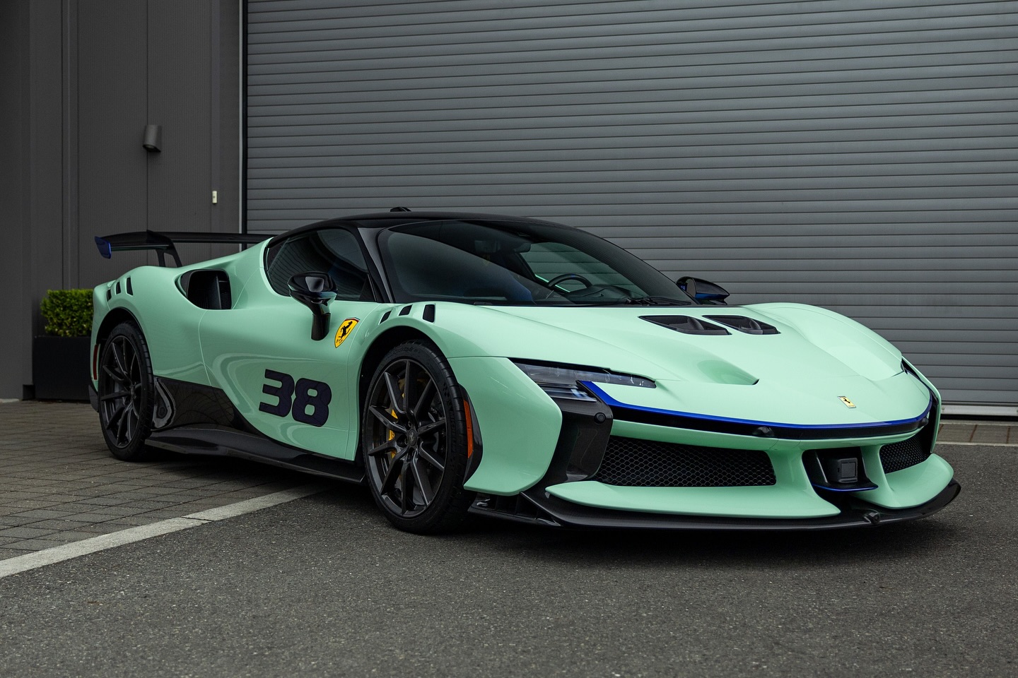 Ferrari SF90 XX - Mint Green PPF by EMWRAPS