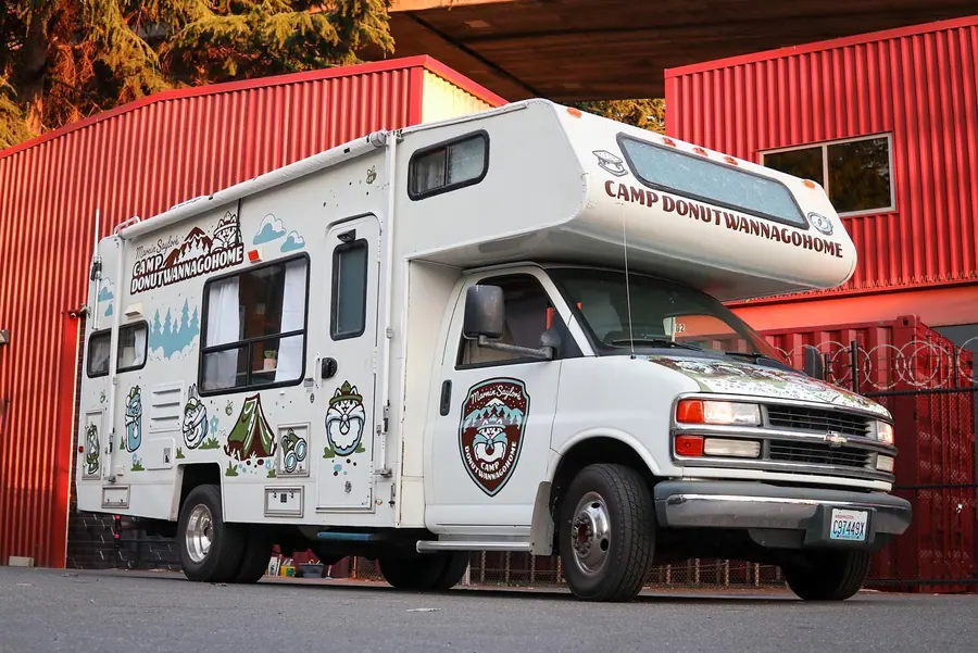 RV with a custom full wrap