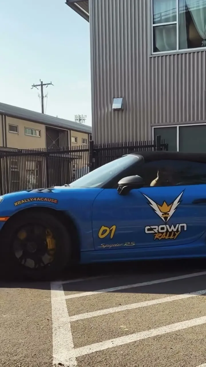 Crown Rally West 2026 decals going on rally cars at the EMWRAPS shop
